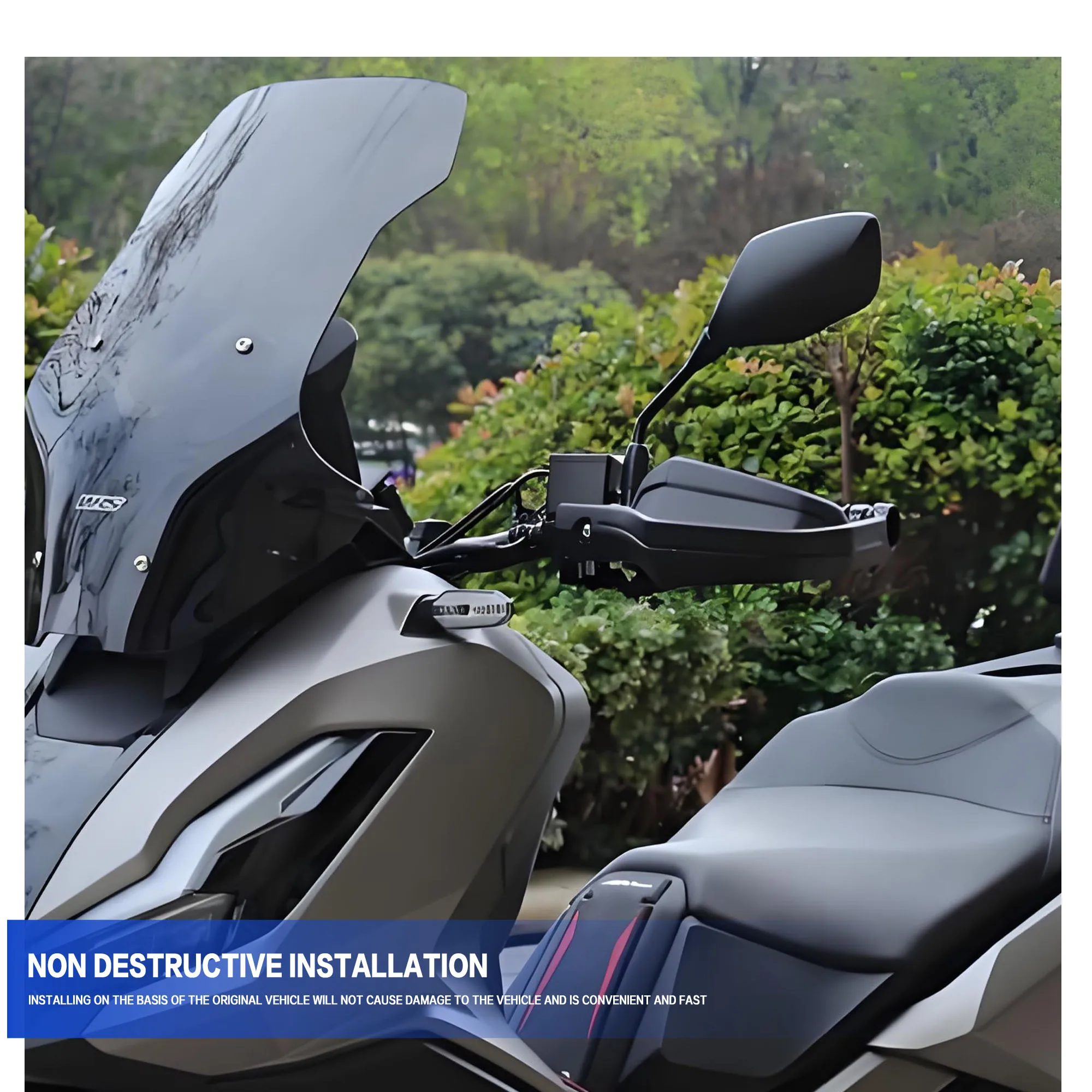 

For HONDA ADV350 2022-2026 Handlebar Handguard for ADV 350 Shield Hand Guard Lever Windshield Protector Screen Cover