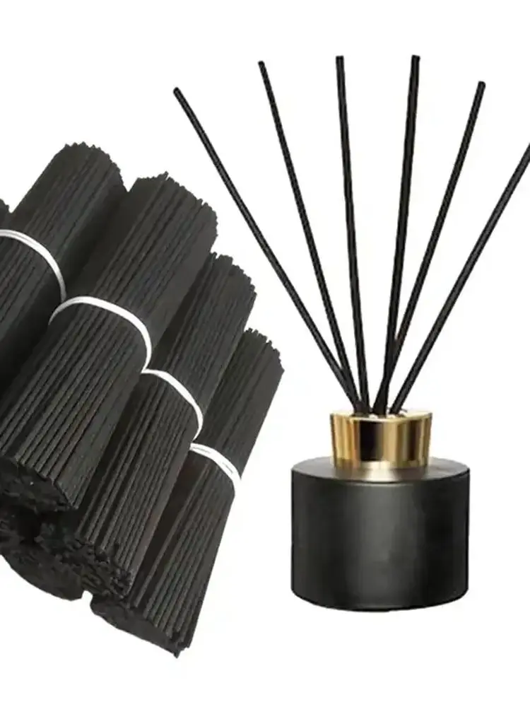 500 STKS 5/4/3 MM X L50/40/30/20 CM Fiber Rotan Sticks voor Essentiële Olie Diffuser, Aromatherapie Vluchtigingsstaaf voor Thuis geur - afbeelding 2