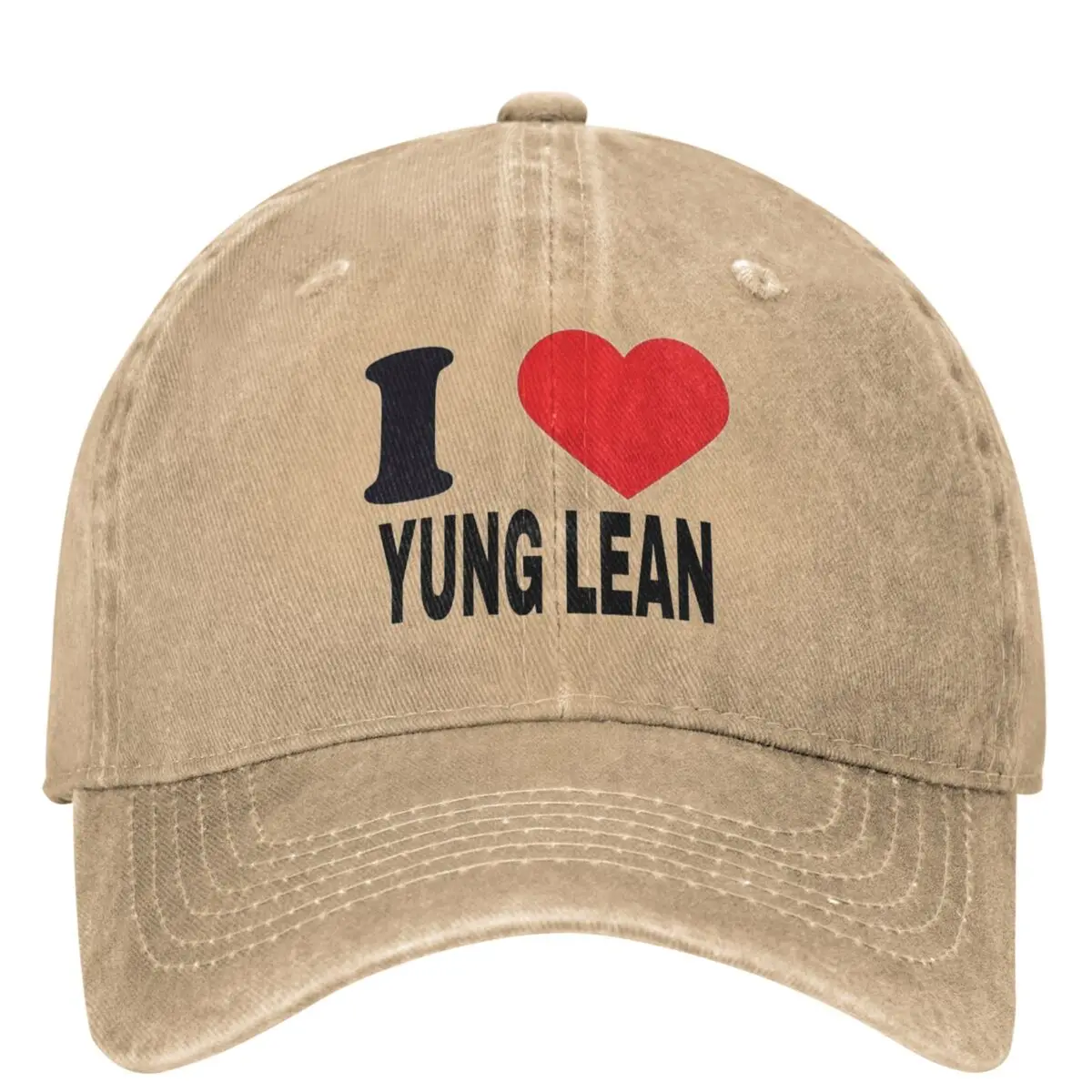 I Love Yung Lean Baseball Cap Swedish Rapper Outdoor Sport Breathable Hip Hop Hats Couple Women Casual Designer Baseball Caps