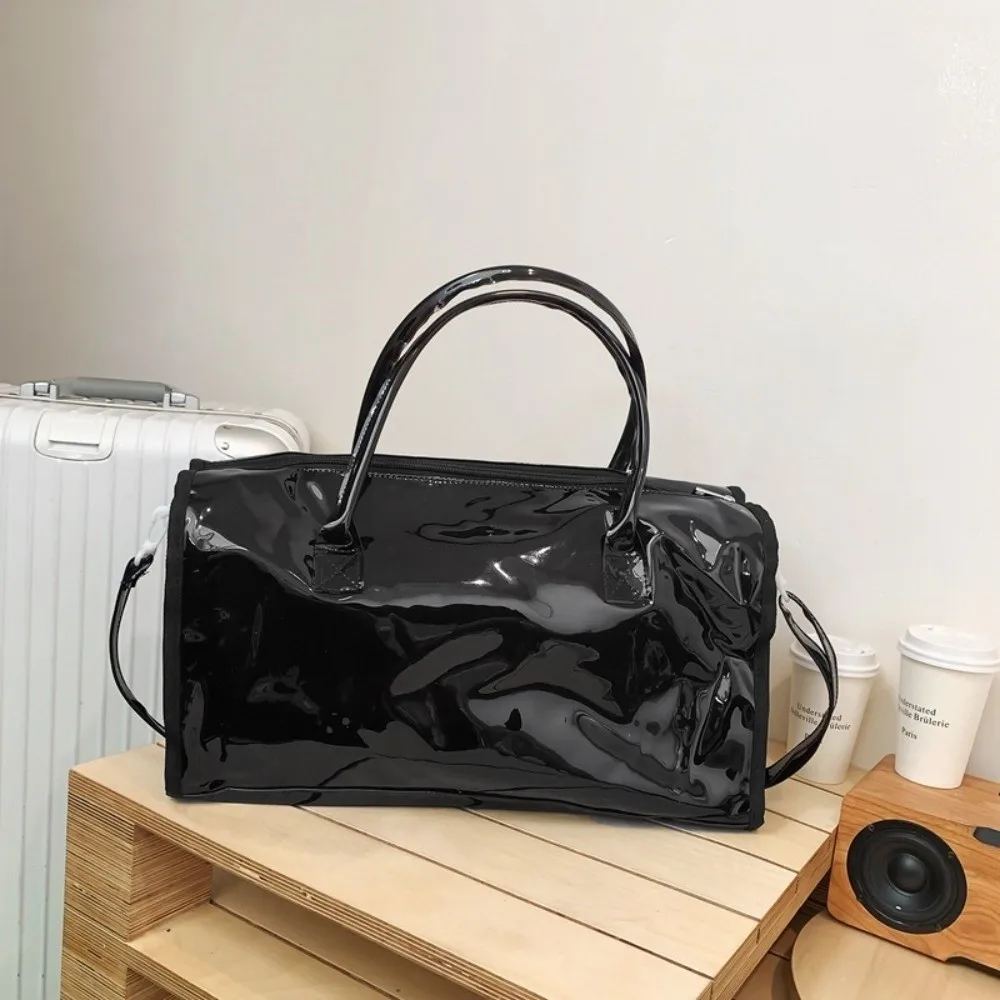 Large Capacity Transparent Crossbody Bag PVC Waterproof Toiletries Handbag Lightweight Single Shoulder Beach Swimming Bag