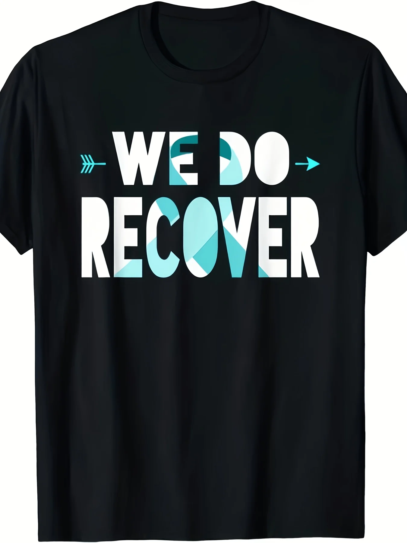 We Do Recover Addiction Recovery Awareness T-Shirt - Vintage Unisex 220  Tee with Addiction Recovery Design, Sobriety Shirt for Men  Women, Year-Round Fit