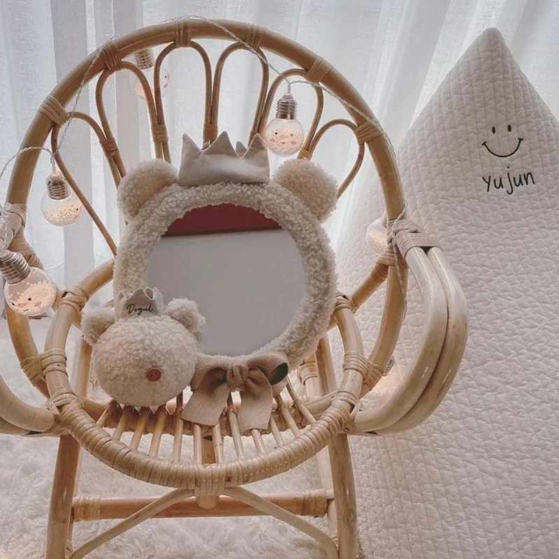 Studio Schießen Spiegel Baby Kind Reflektor Koreanische Ins Bär Krone Spiegel Kinderzimmer Kleidung Shop Dekoration Anhänger Foto