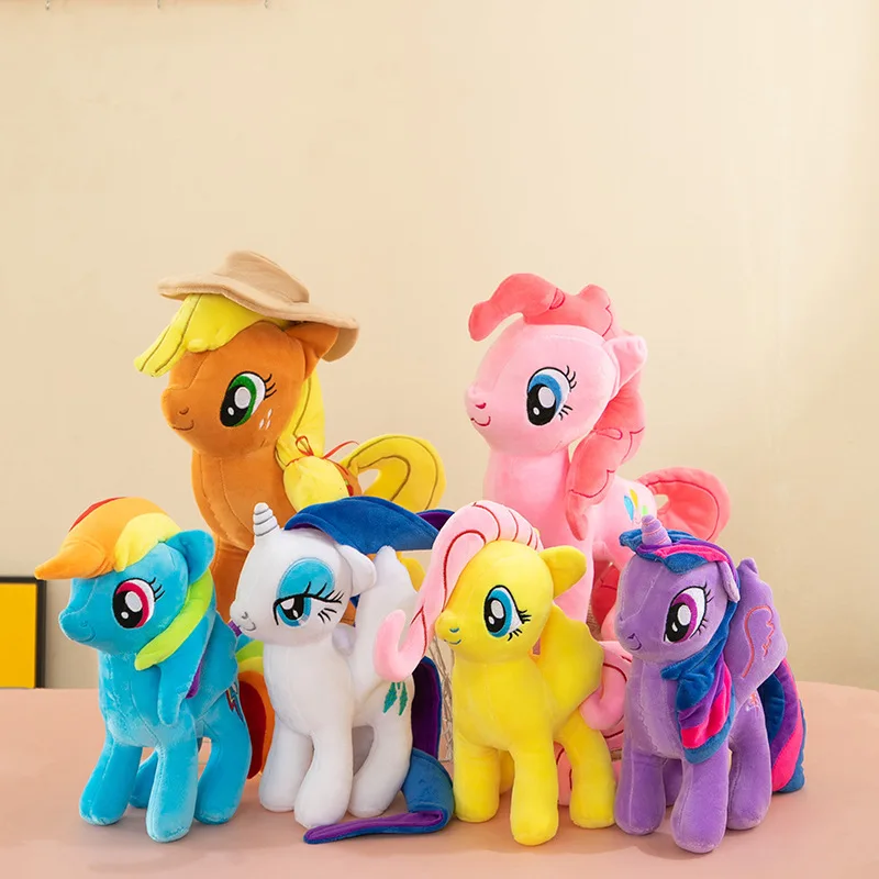 New Little Pony 50cm Rainbow Cute Cartoon Doll Toys Stuffed Home Decorations Toys Ornament Birthday Girls Boys Doll Gifts