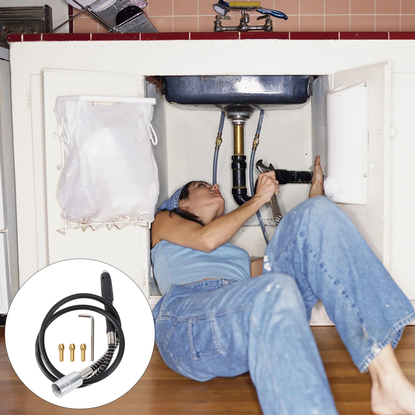 

1 Set Black Flexible Shaft For Electric Rotary Tool Engraving Grinding Polishing Machine Drill Bit Extension Hanging Mill Parts