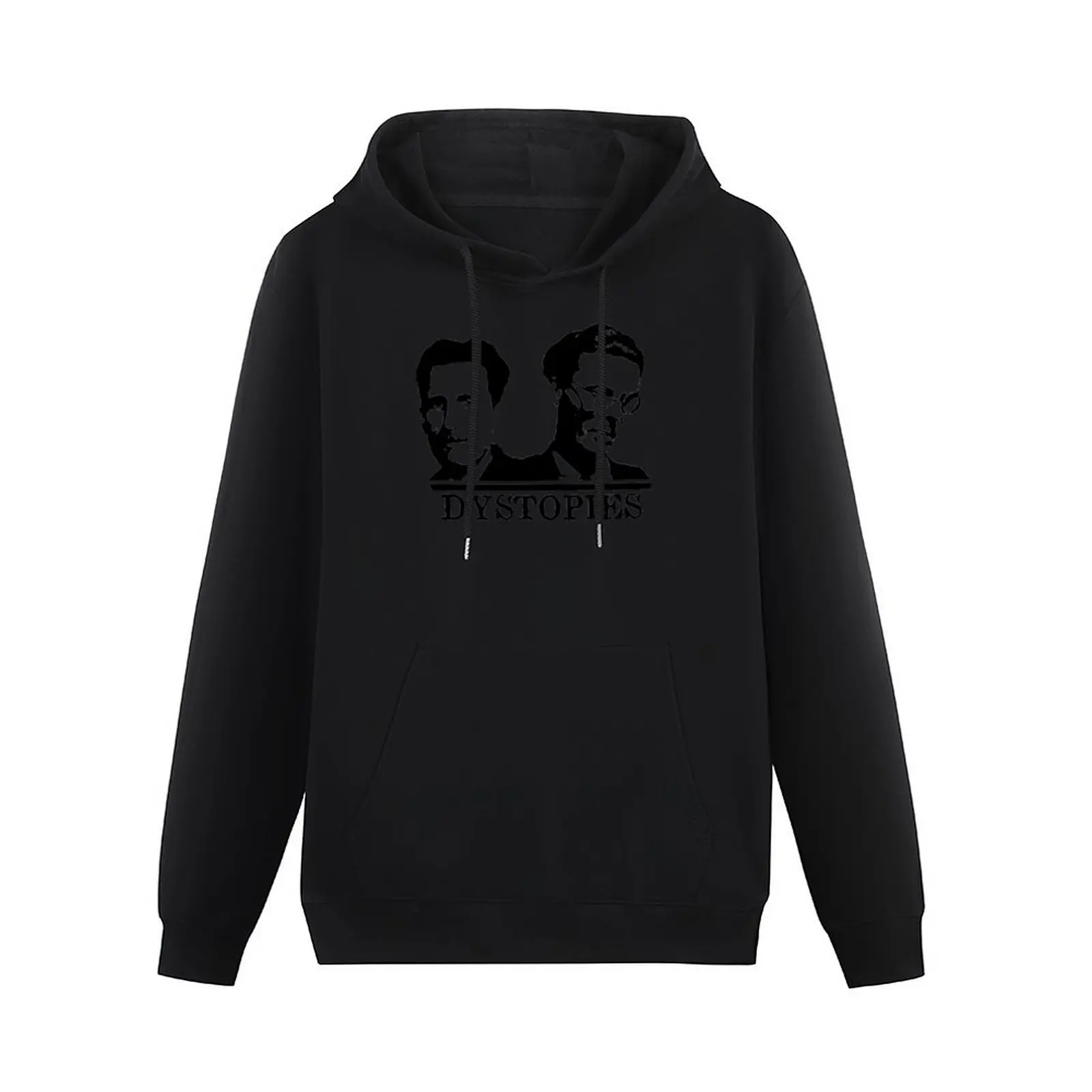 Dystopias - Orwell & Huxley Pullover Hoodie japanese style men's coat mens hoodie