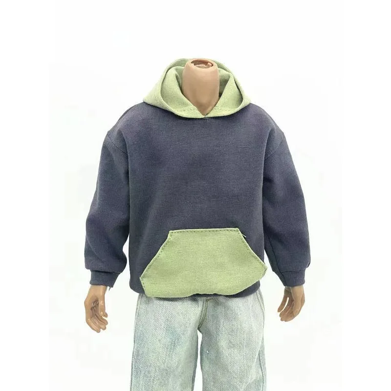 Sweat à capuche avec chapeau, jouets à l'échelle 1/6, tendance, modèle de vêtements pour hommes de 12 pouces, figurines, décoration de poupée corporelle