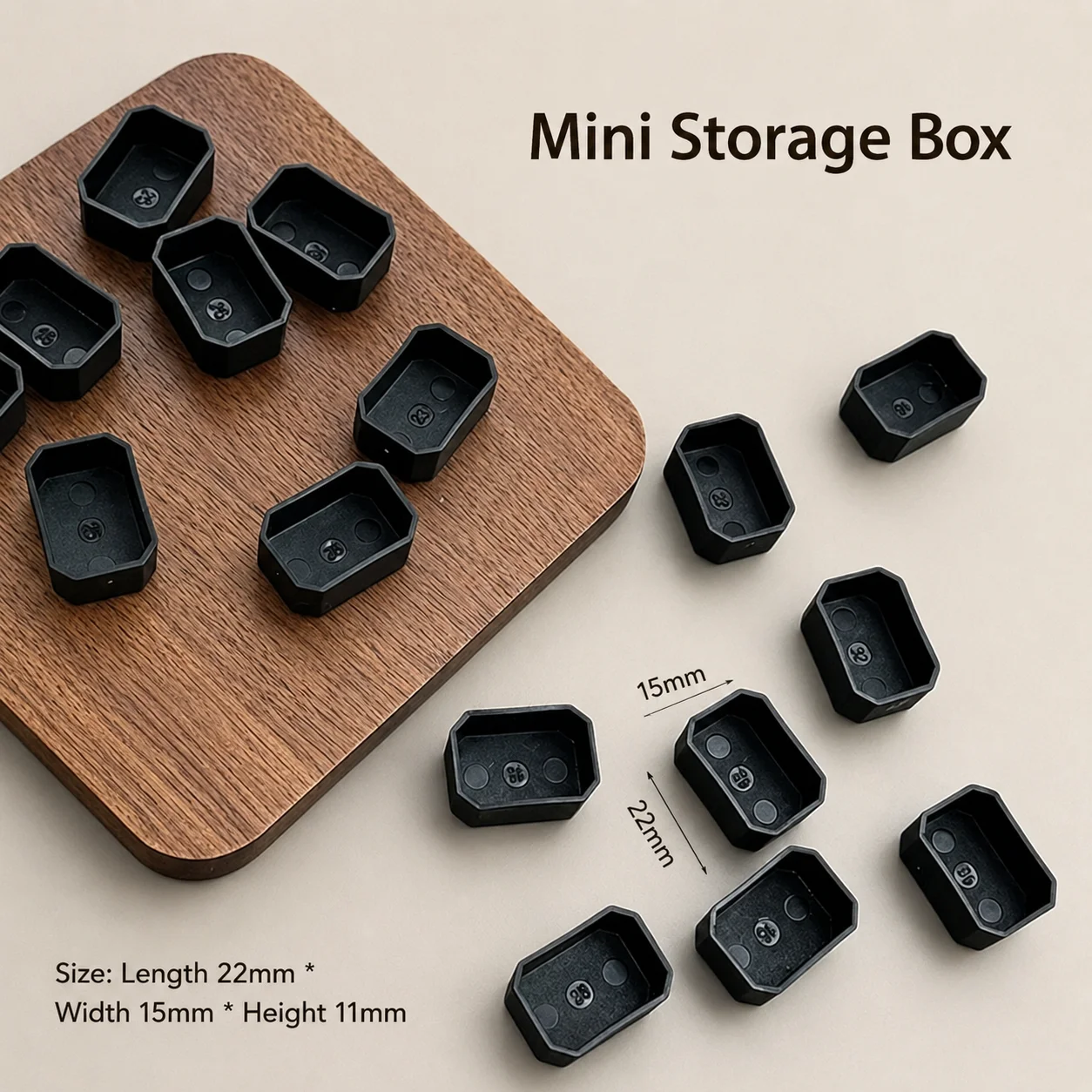 1set Portable Nail Art Palette Nail Gel Storage Box 4/6/9 Grids Empty Nail Polish Container Case For DIY Manicure - view 4