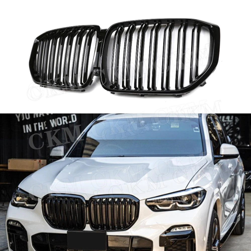 

Front Bumper Racing Grill Front Mesh Gloss Black Car Front Bumper Mesh Grille Grills for BMW G05 X5 M Sport 2019+ Car Styling