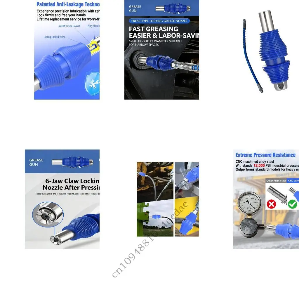 

Accuracy Greases Injecting Nozzle 14mm Diameter for Hard to Reaching Lubrication