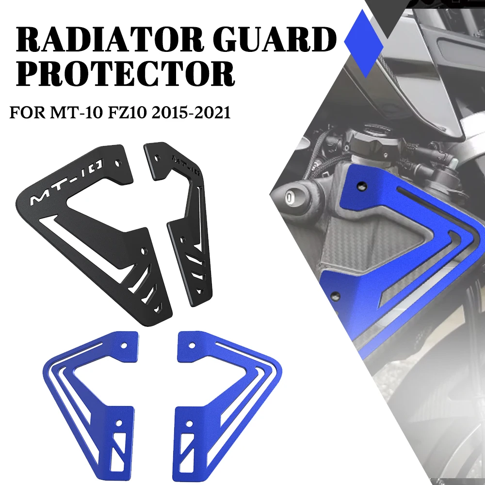 

MT-10 Motorcycle Side Panel Radiator Grille Guard Cover Plate Protector for YAMAHA MT10 RN45 FZ10 2016 2017 2018 2019 2020 2021