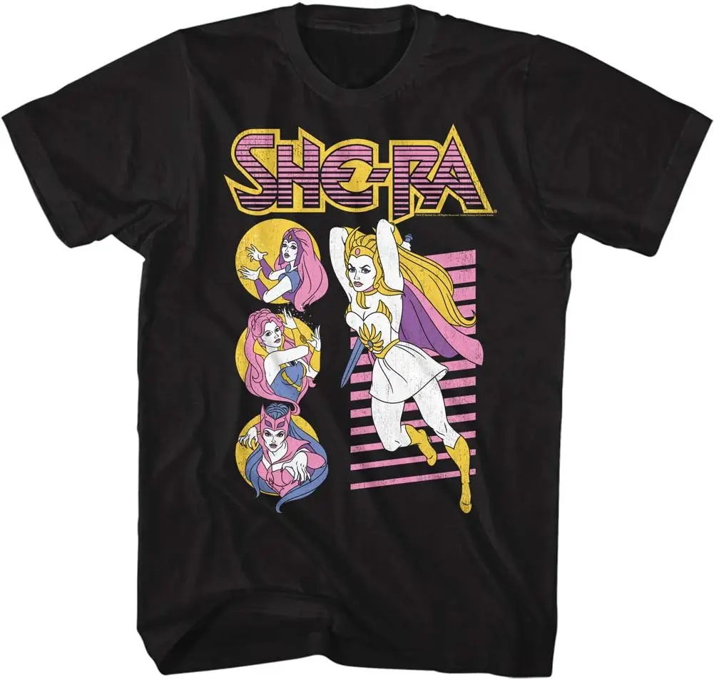 Masters of The Universe 80s TV Cartoon She-Ra & Co. Adult Short Sleeve T-Shirt Graphic Tee