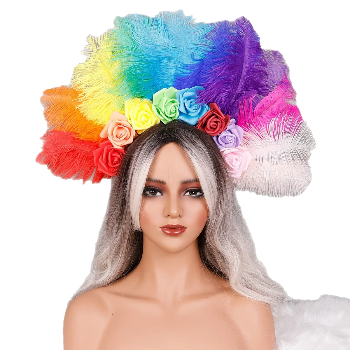 serre-tete-de-fete-d'halloween-avec-plumes-et-roses-accessoires-de-deguisement-couronne-coiffe-de-carnaval-accessoires-de-performance