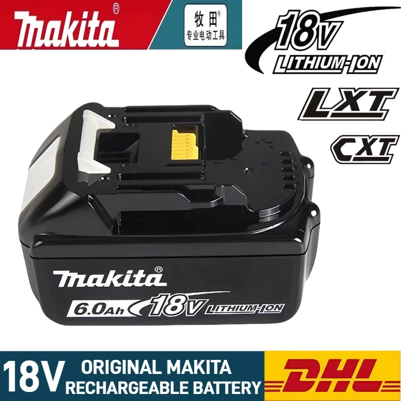 

Original Makita 18V Battery 6Ah/5Ah Rechargeable Makita Electric Replacement Tool Battery BL1860B BL1850B BL1840B BL1815B