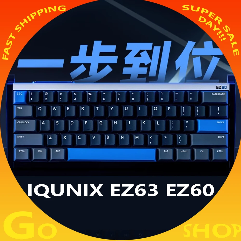 

Iqunix Ez63 Ez60 Magnetic Switch Keyboard Aluminium Alloy 8k Rgb Wired Gaming Keyboard Gasket Hot Swap Pc Gamer Valorant Gifts