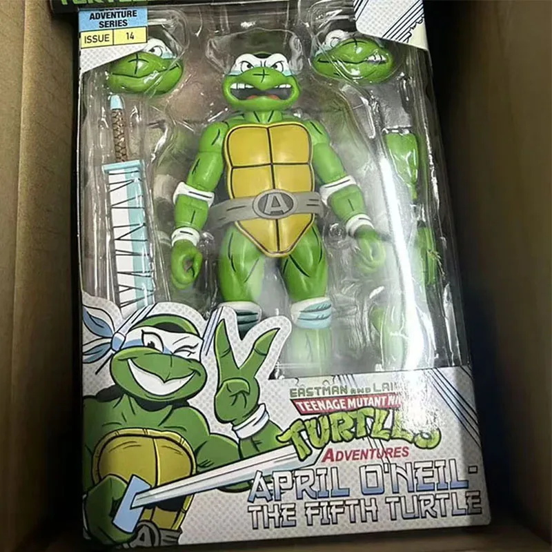 

NECA 54491 TMNT April as the 5th Turtle Figure Teenage Mutant Ninja Turtle Action Figuras Collectible Model Ornament Original