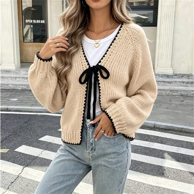 Modny kardigan sznurowany dams – Jackets recenzja i cena