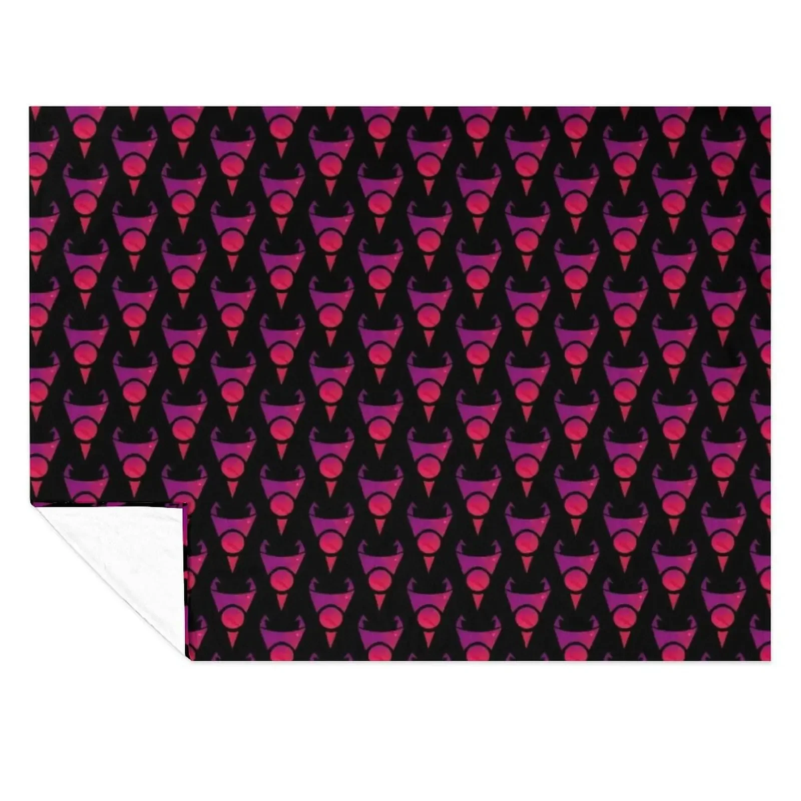 

Invader Zim - Irken logo Throw Blanket Single Soft Beds Soft Plaid Blankets For Bed Blankets