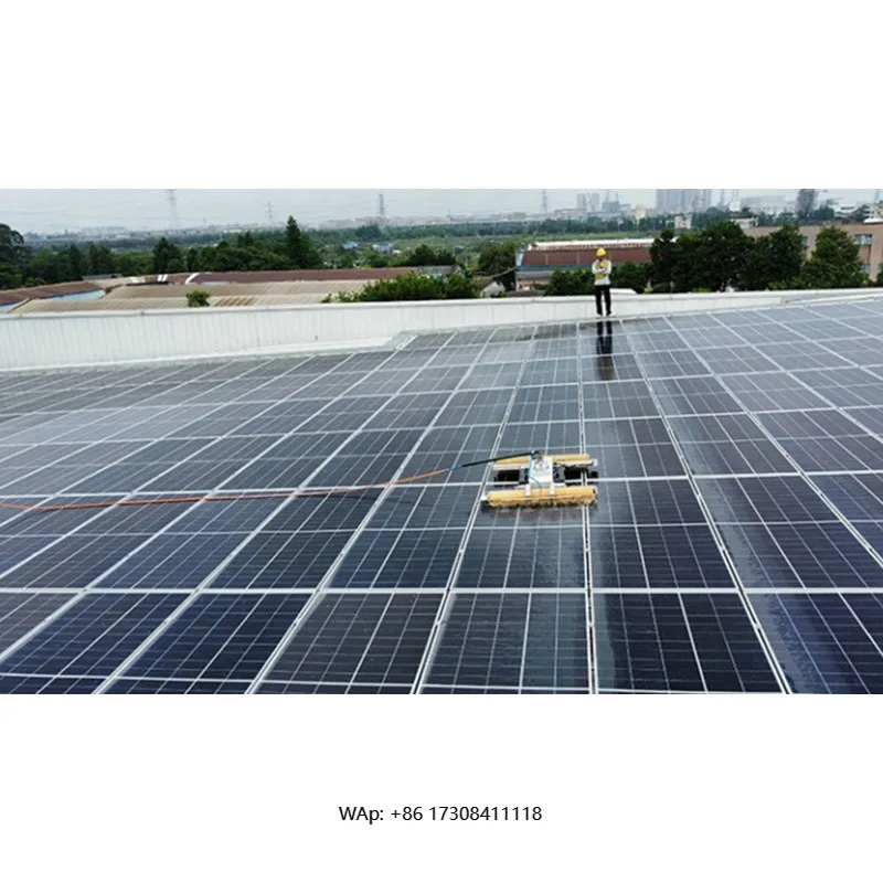 New Design Low Cost Professional No Need Labor Portable Smart Best Brush Solar Panel Cleaning System Kit