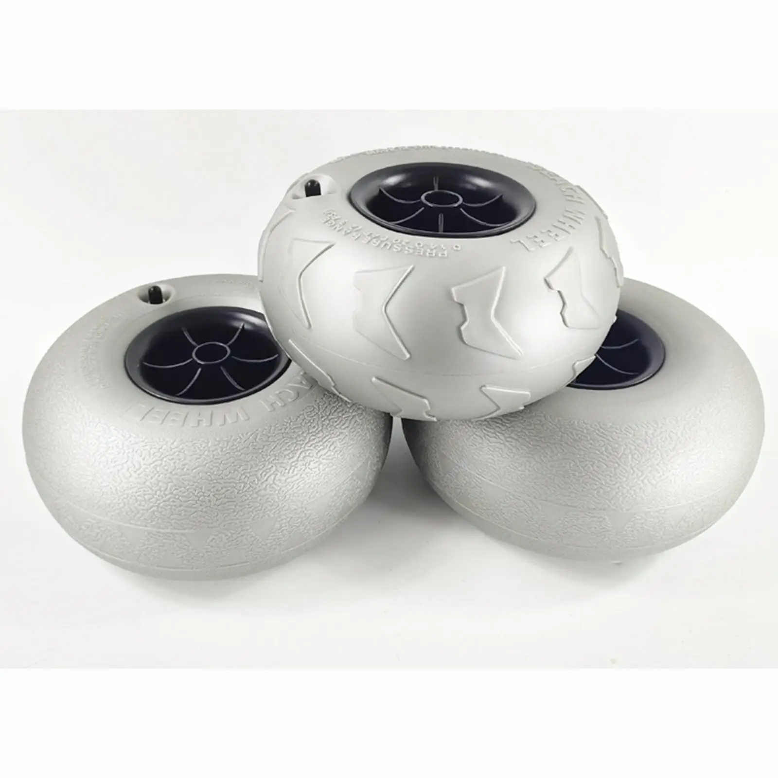 pvcバルーンホイール高耐荷重ビーチカートタイヤ、インフレータブルカヤックカヌートロリー、屋外ユーティリティビークル用