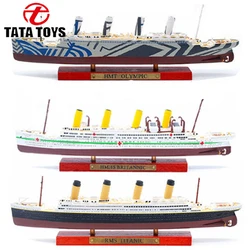 1:1250 RMS TITANIC LUSITANIA MAURETANIA NORMANDIE BRITANNIO FRANCE Cruise Ship Model Atlas Diecast Boat Toys Collectiabl