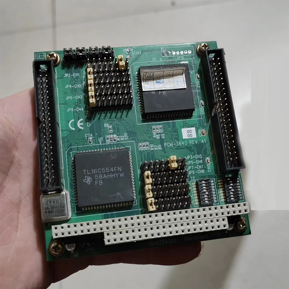 4-Port RS232 PC104 Serial Port Card Expansion Card Module PCM-3643 REV A1