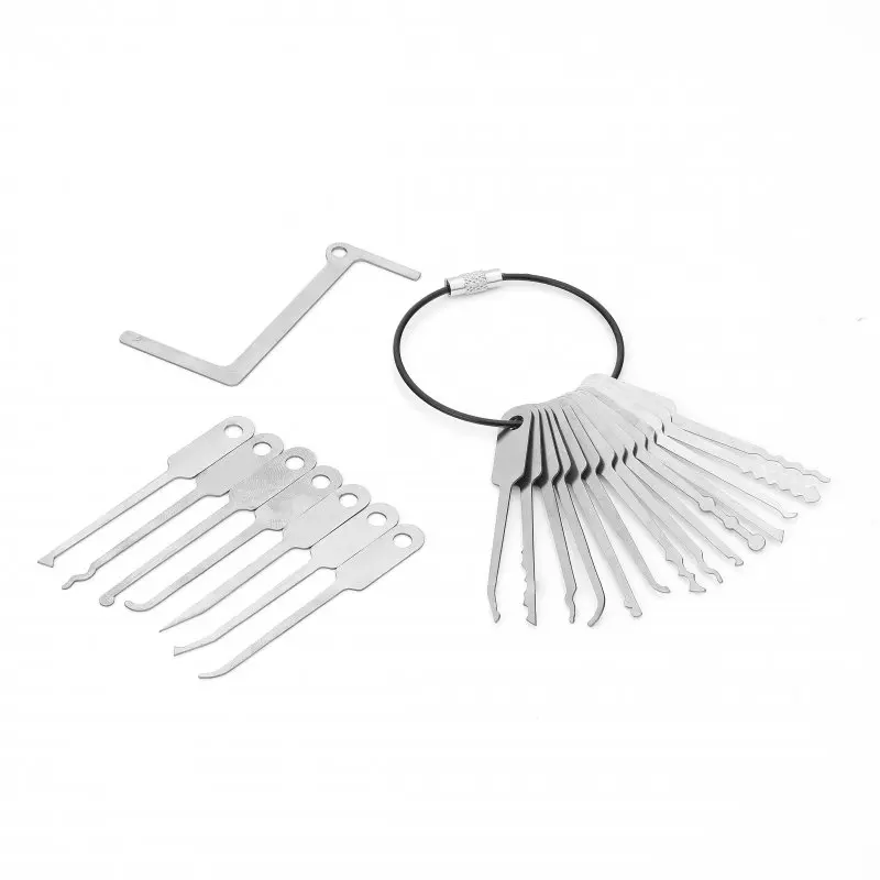 

Универсальный набор ключей для замка 22 в 1, инструменты для ремонта PadLock, слесарные инструменты, подходящий инструмент, портативный инструмент для декодера ключей