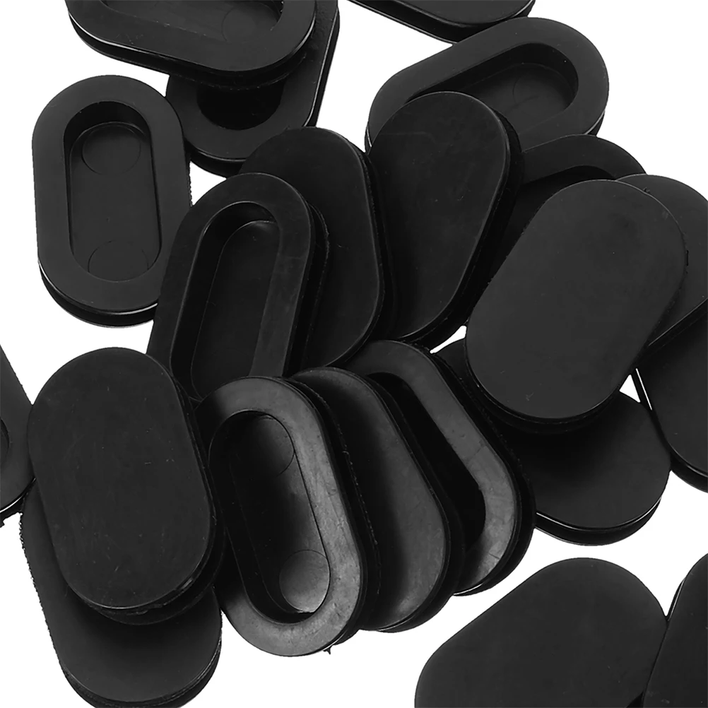 

10pcs 45mm Oval Silicone Plugs Rubber Stoppers for Piggy Bank Money Savings Jar Hole Caps Replacement Bottom Seal