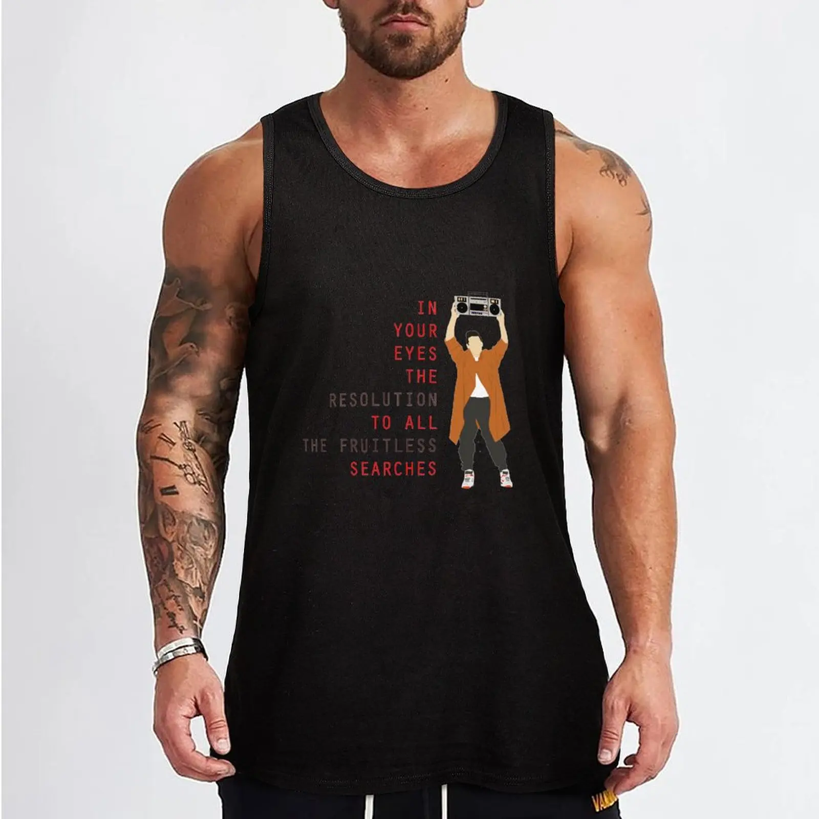 Say Anything 1989 - Lloyd Dobler inspired Tank Top bodybuilding t shirt t-shirts for men