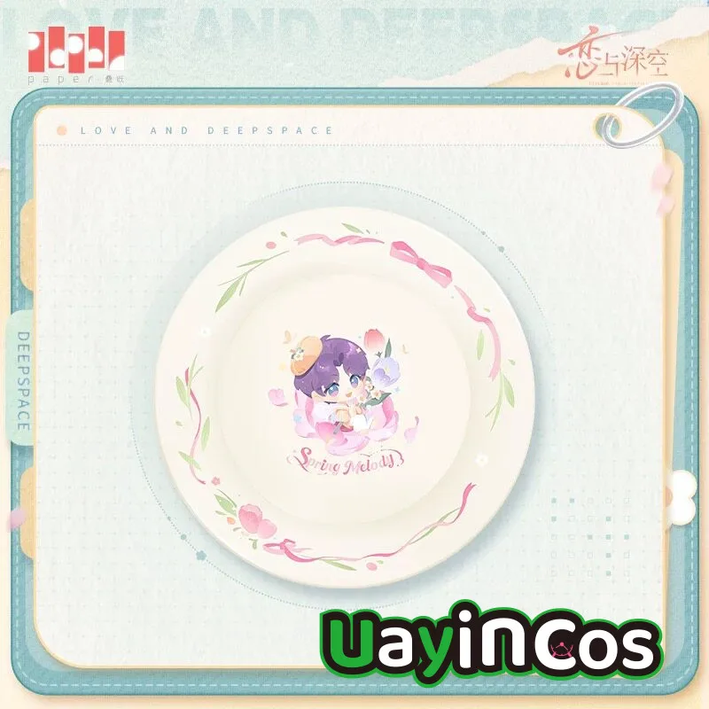 In Stock Official Love and Deepspace Rafayel Sylus Zayne Ceramic Plate Kitchen Supplies Plate Spring Melody Series Anime Game