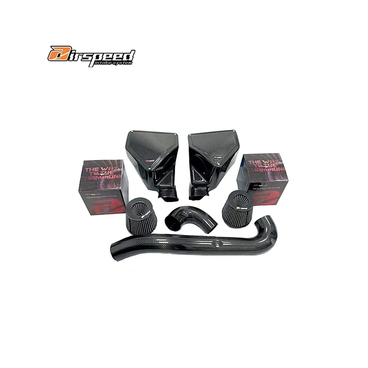 Airspeed Brand 100% Dry Carbon Fiber Hot Selling Auto Car Spare Parts Cold Air Intake air Intake System for M3 M4 G8X S58