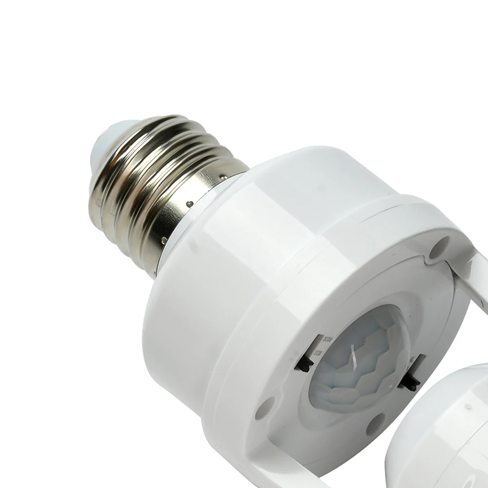 Infrarot-Bewegungsmelder E27-Fassungskonverter AC 100-240V Schraubfassung Kabellose Sensorlampe für die Hausautomatisierung – Detail 16