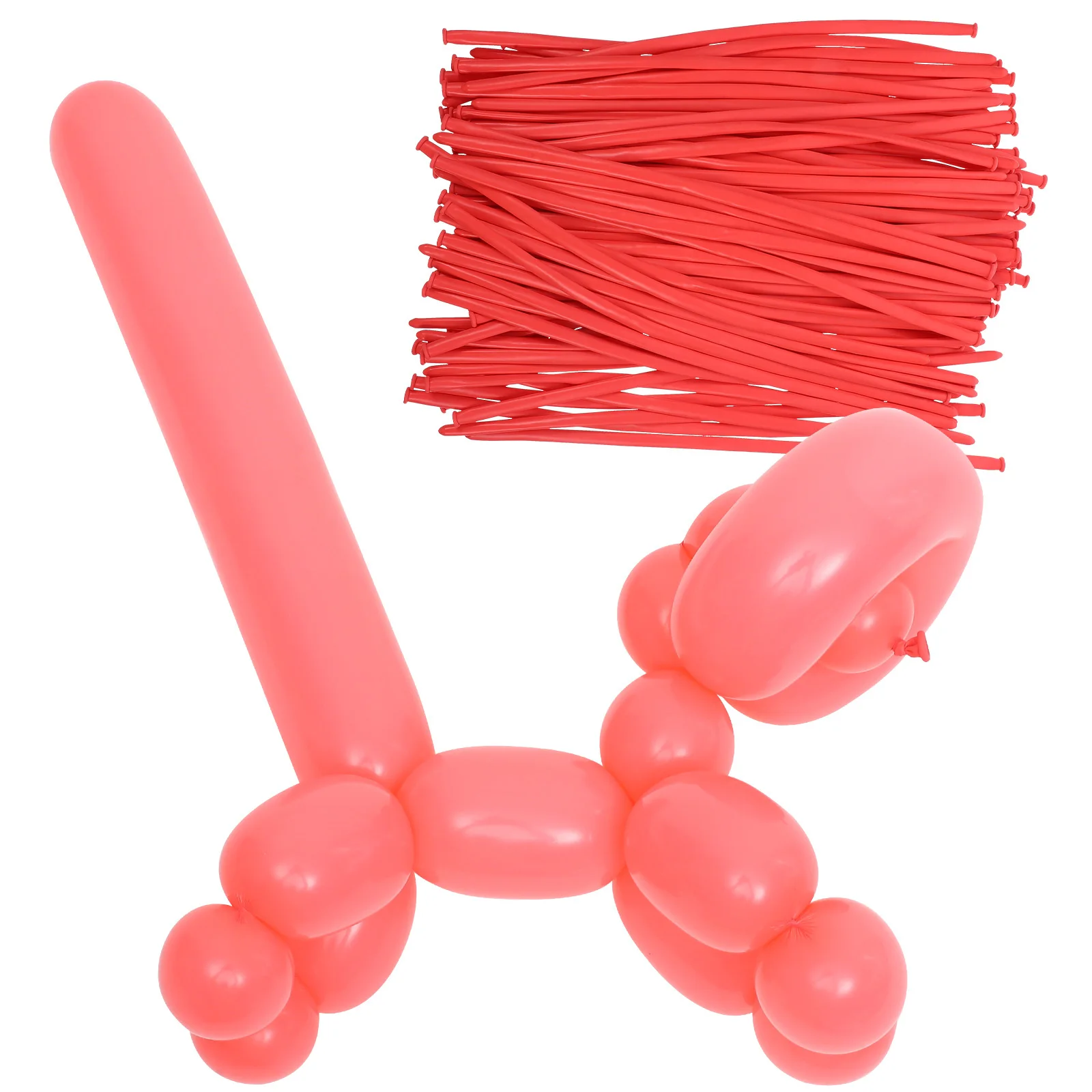 

100Pcs Balloons Strip Modelling DIY Party Favor Decorative Balloons Supplies Scene Layout Decor Balloon Modelling