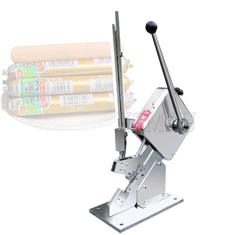 Manual U Shape Sausage Clipper Plastic Bag Clipping Maker Strapping Machine Sausage Clipper For Meat Packing