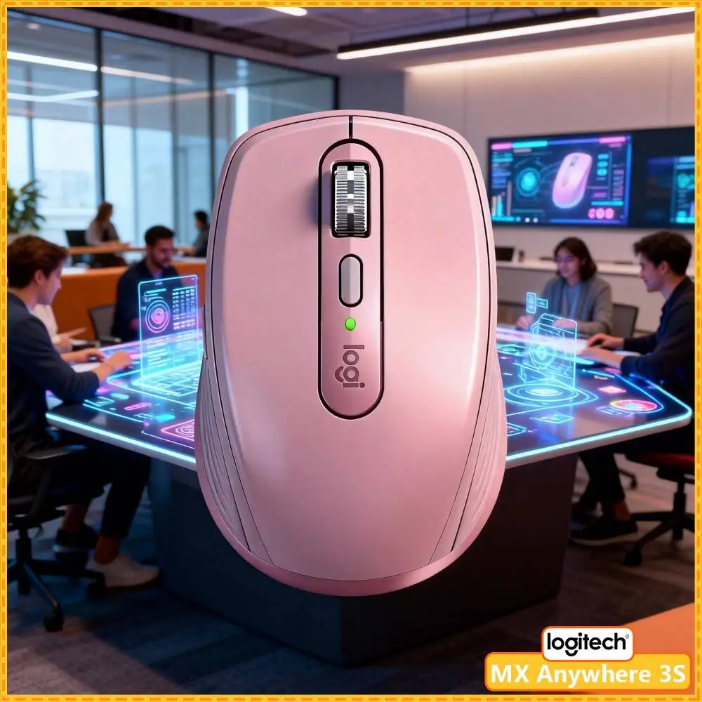 Productivity MX Anywhere 3S - 8000 DPI, MagSpeed Scroll, 3-Device Connect, Perfect for Tool Product Presentation & Office