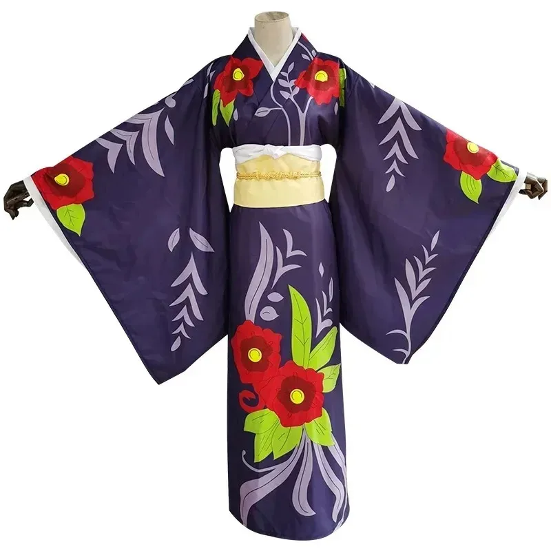 

bilibili Anime Demon Slayer Kimetsu no Yaiba Cosplay Costume Tamayo Uniform Kimono Halloween Carnival Party Clothes Outfit Suit