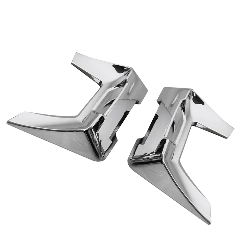 AU05 -Chrome Speedform Saddlebag Lid Spoilers For  Road Glide Ultra Limited 14Up