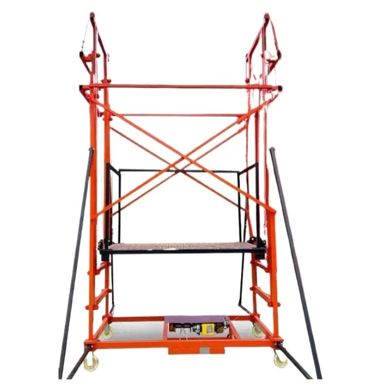 

Construction site electric scaffolding indoor and outdoor construction decoration foldable and disassembled mobile platform
