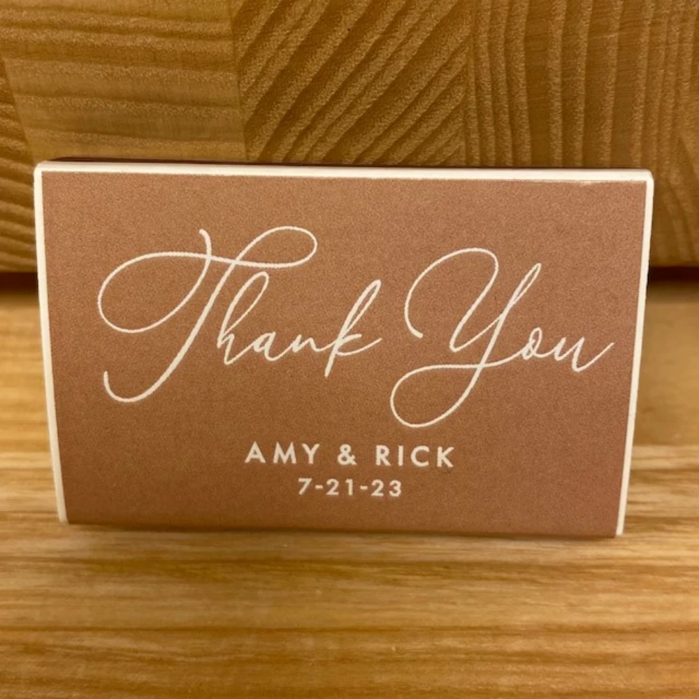 

Набор BULK-свадебных матчей из 50, индивидуальные матчи, спасибо, сувениры для душа, сувениры для вечеринок на заказ, идеи свадебных сувениров