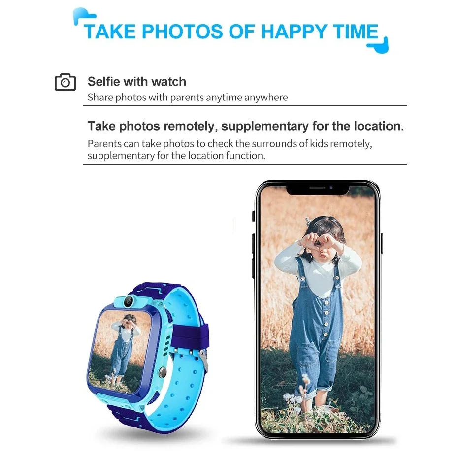 4G Children Smartwatch Wrist Kids Smart Watch Boys Girls GPS Tracker Waterproof Wristwatch Electronic Digital Connected Clock