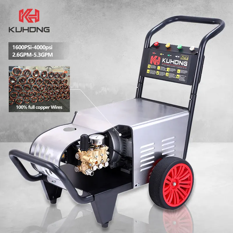 250Bar 3600PSI 380V Electric Mobile Sewer Jetting Pressure Washer