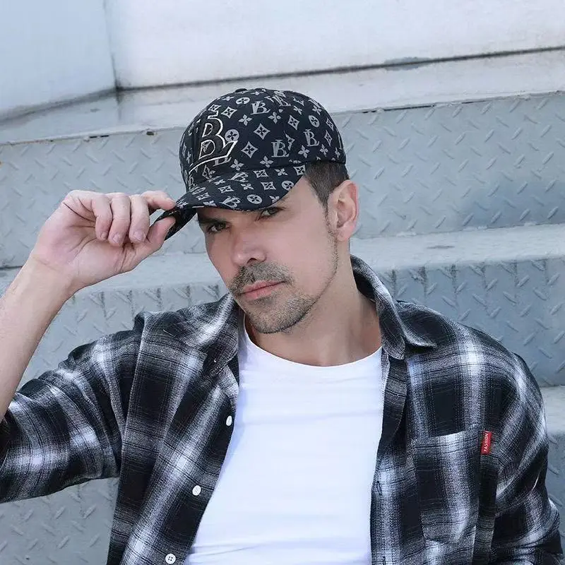Baseball Cap for Men and Women, Enlarged and Deepened, with Wide Brim, Hard Top, Large Head Circumference, Makes Face Appear Sma
