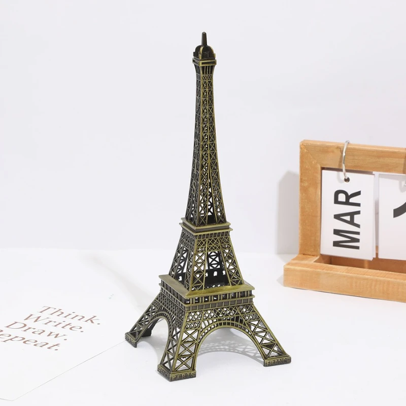 

The Eiffel Tower Paris Creative Ornaments Crafts France Travel Souvenirs Figurines Home Decoration Building Model Festive Gift