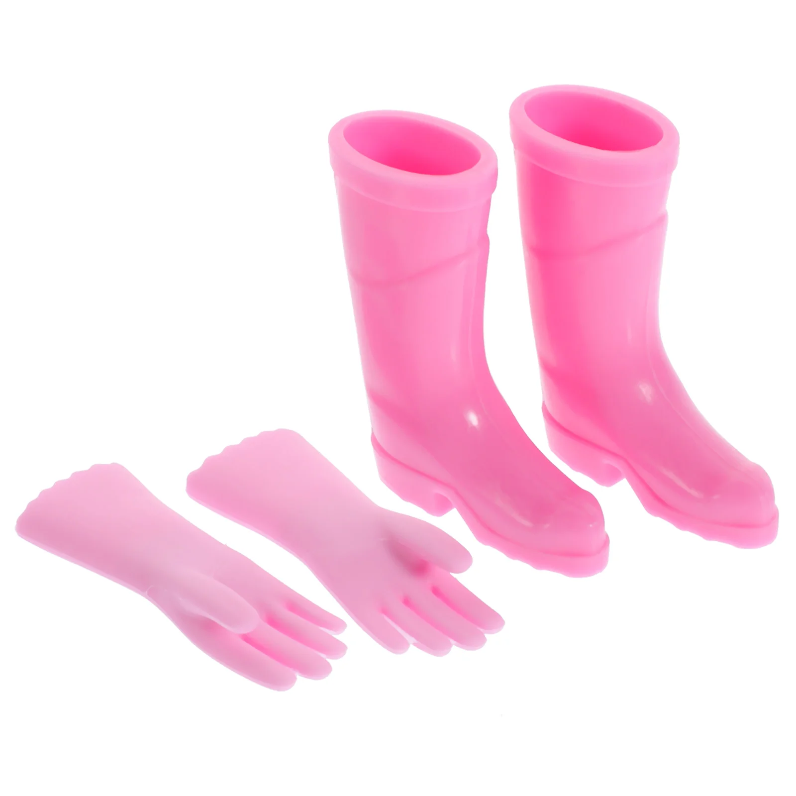 Mini Rain Boots Gloves House Decoration Shoes Miniature Rainshoes Simulated and Model Figurine Toy Ornaments