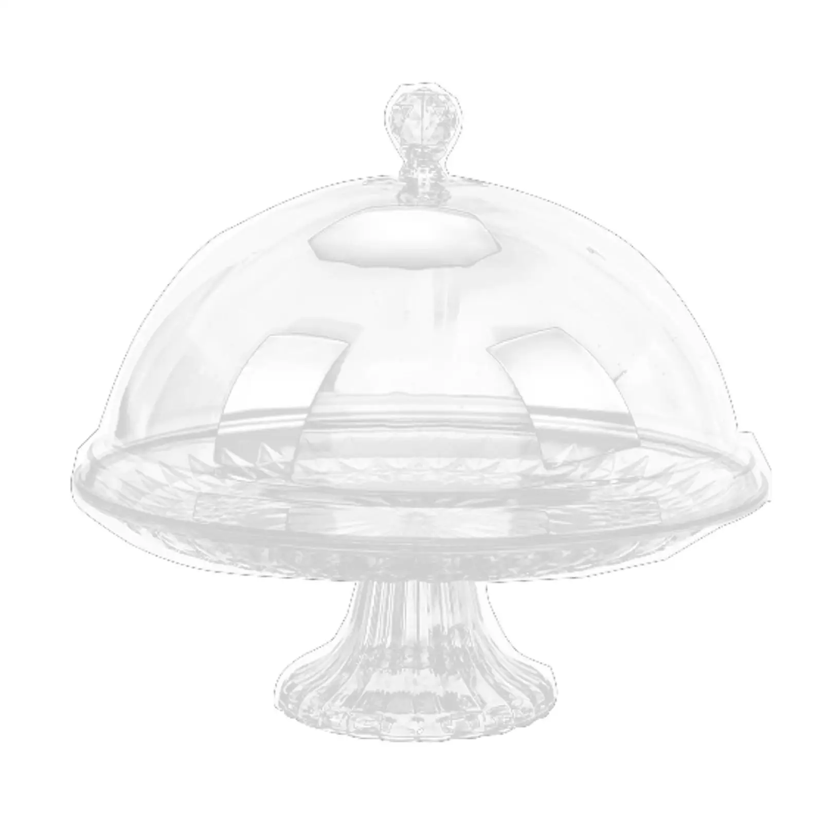 Lidded Serving Tray Nuts Tray Elegant Multiuse Fruit Bowl Appetizer Serving Tray Cake Stand for Pie Cookies Fruit Cake Holiday