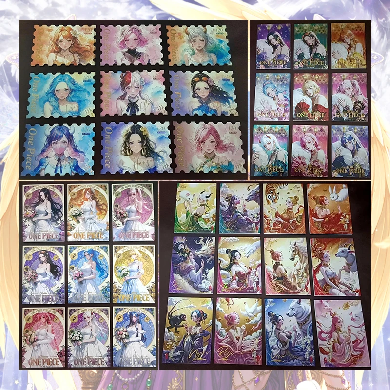 Anime One Piece HNR SUR SSR CHR SP DMR YPR WR SXP WSR Cards Luffy Zoro Ace Sanji Hancock Nami Vivi Robin Perona Collection Cards