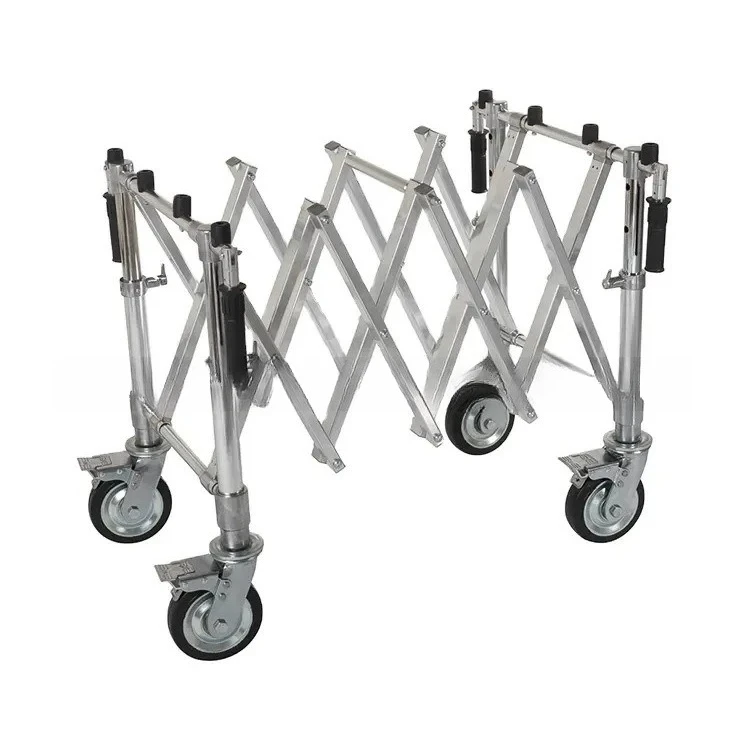 Coffin rack manufacturers supply aluminum alloy coffin cart