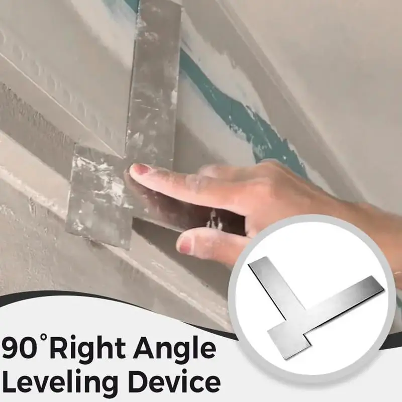 Corner Leveler Tool Right Angle Edge Scraping Leveler High Accuracy Measurement Hand Tool For Carpentry Wall Painting