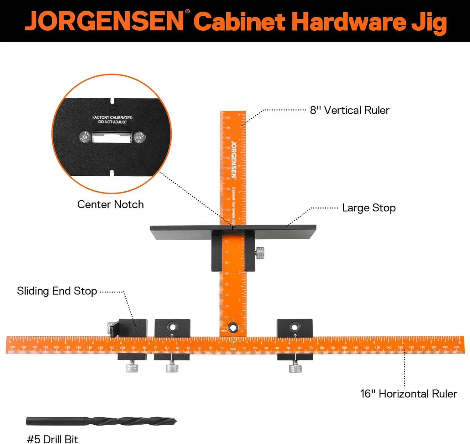 

Cabinet Hardware Jig Tool - Aluminum Alloy & Double Scale Cabinet Handle Jig Template, Professional for Installing Door Drawer