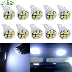 10Pcs Car Driving Led 8Smd 1206 Auto Interior Dome Reading Light Wedge Lighting DC 12V White Cob Bulb Dashboard Lamp Turn Signal