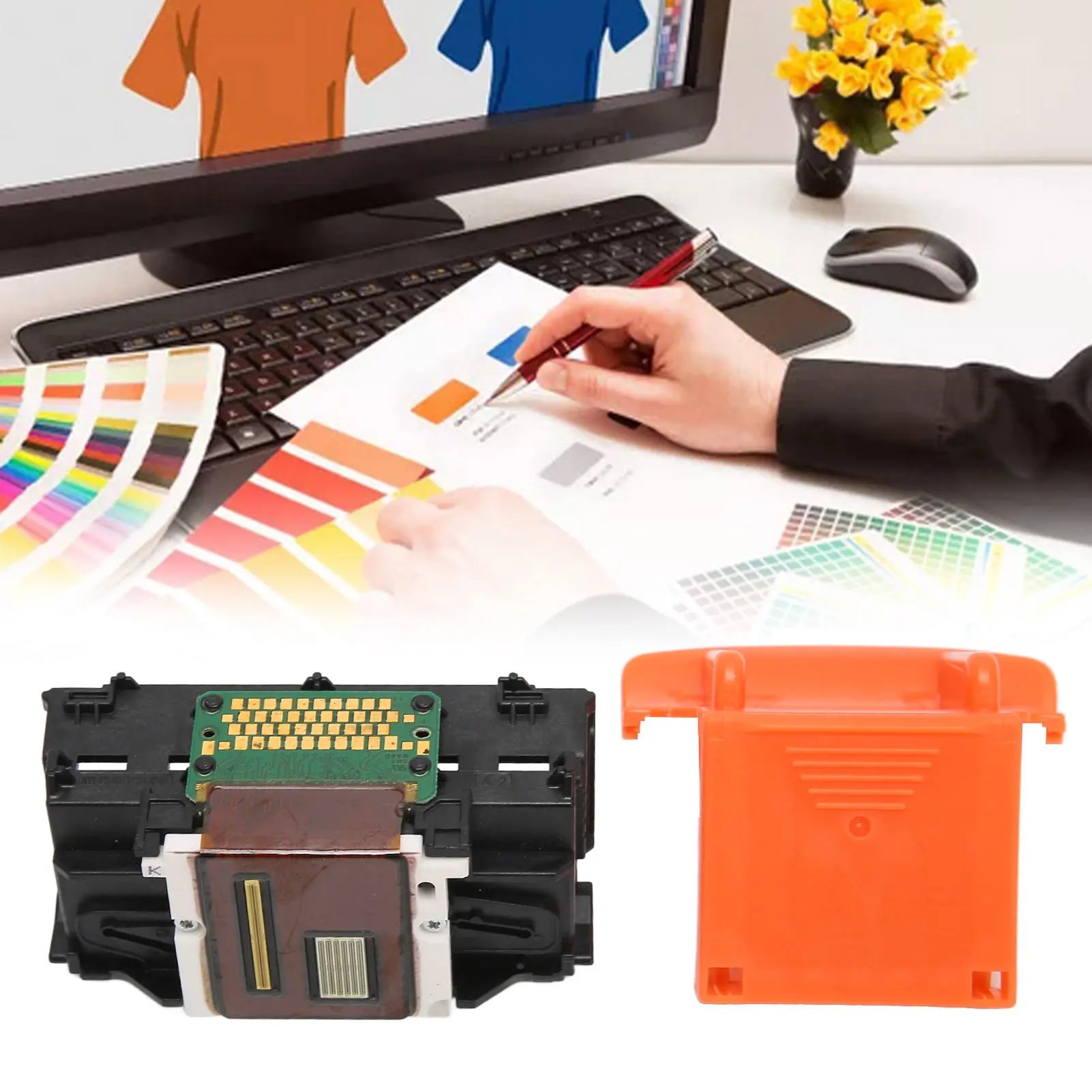 Color Print Head Printer Head for PIXMA TS5050 TS5051 TS5053 TS5055 TS5070 TS5080 TS6020 TS6050 TS6051 TS6052 TS6080